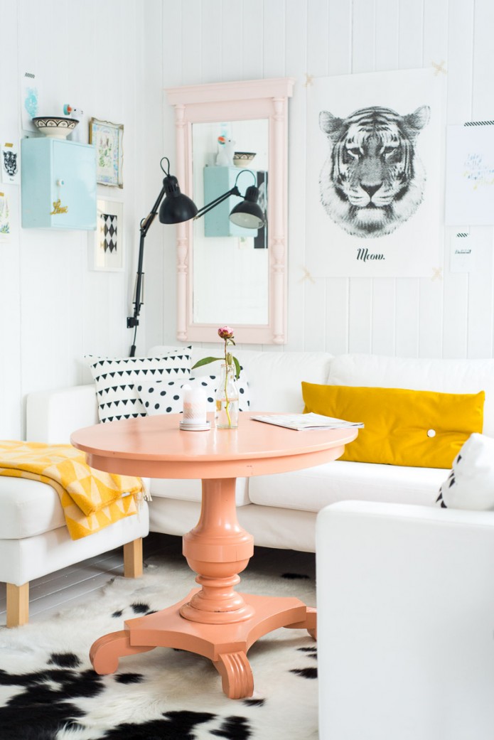 sorbet coloured breakfast nook sorbet coloured breakfast nook