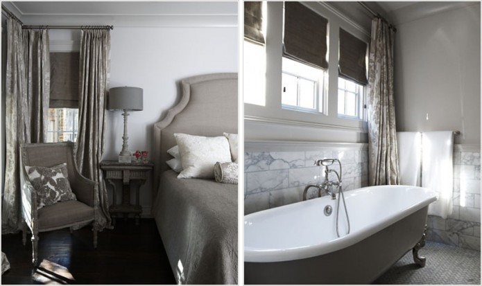master bedroom and ensuite bathroom