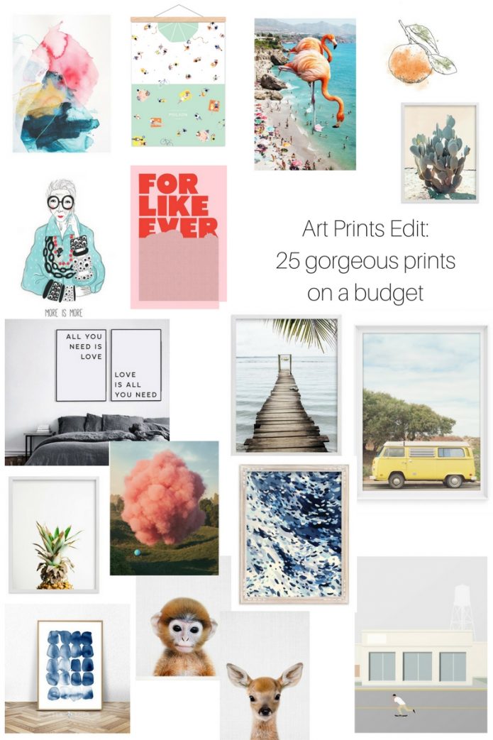 Art Edit 25 Art Prints on a Budget Interior design ideas Home