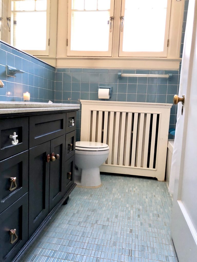 Ma salle de bain sort des années ’50 l’inspiration